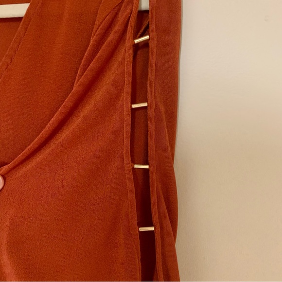 Michael Kors Orange Blouse - Picture 5 of 6